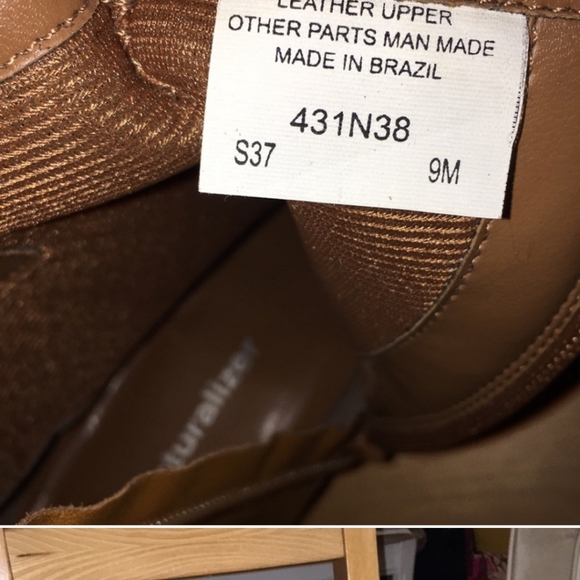 Vintage Naturalizer Leather Chunky Heel Boots - Picture 5 of 5